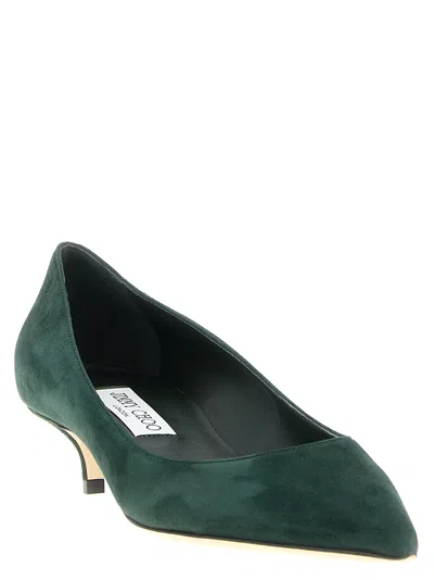 Jimmy Choo Amelia Pumps Green In Green