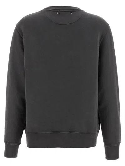 Golden Goose Athena Sweatshirt Gray In Black