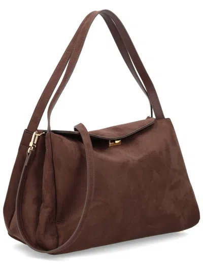 Themoirè Bag "eudora" In Brown