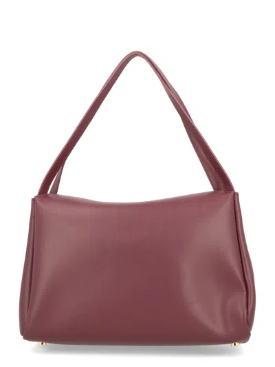 Themoirè Bag "eudora" In Burgundy