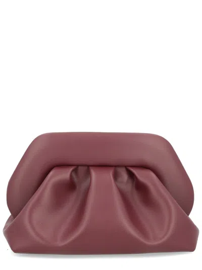 Themoirè Bag "tia" In Burgundy