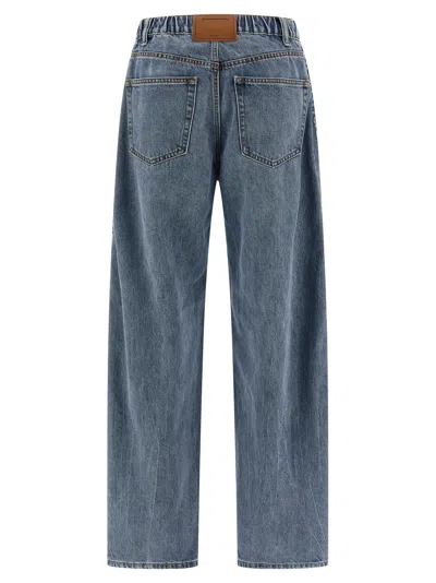 Alexander Wang Balloon Jogger Jeans In Blue