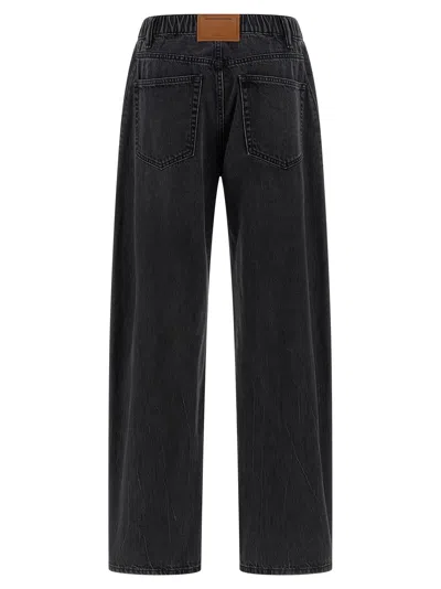 Alexander Wang Balloon Jogger Jeans In Gray