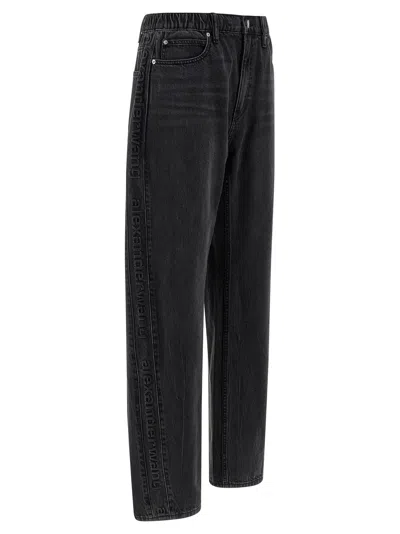 Alexander Wang Balloon Jogger Jeans In Gray