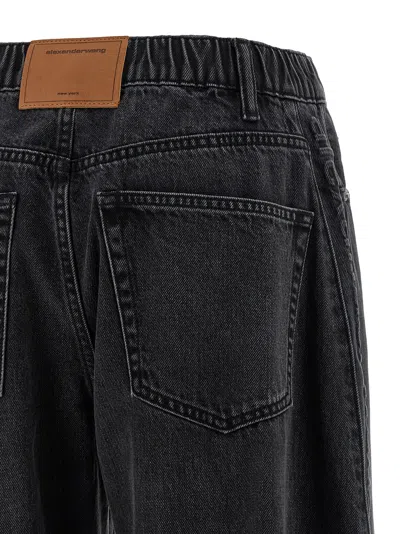 Alexander Wang Balloon Jogger Jeans In Gray