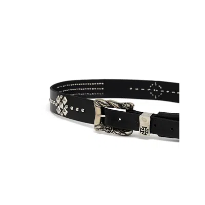 Enfants Riches Deprimes Riveted Belt In Black