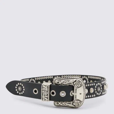 Golden Goose Belts Blacks And Greys In Black
