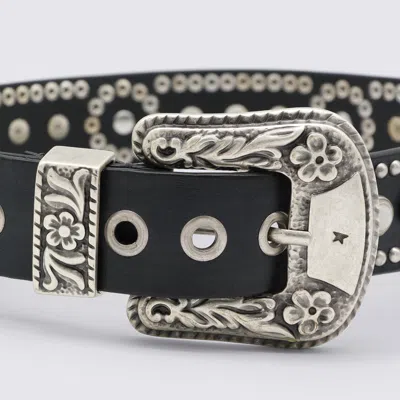 Golden Goose Belts Blacks And Greys In Black