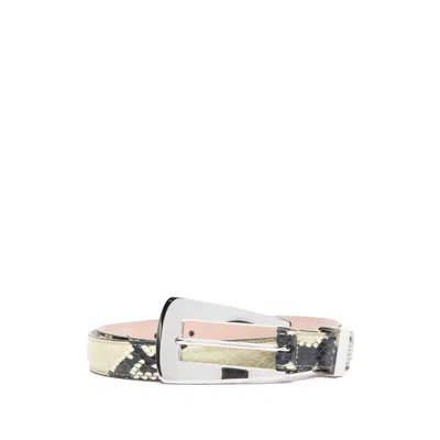 Khaite Belts Neutral, Black