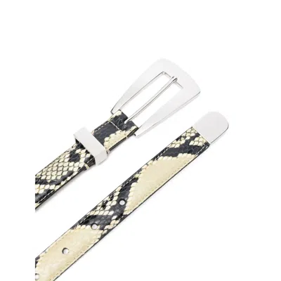 Khaite Belts Neutral, Black