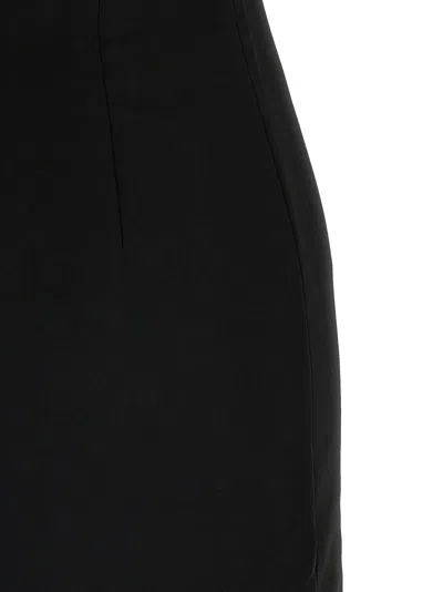 Self-portrait Flower Datail Maxi Dress In Black