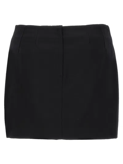 Dolce & Gabbana Black Sicily Skirts Black In Black