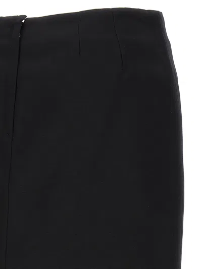 Dolce & Gabbana Black Sicily Skirts Black In Black