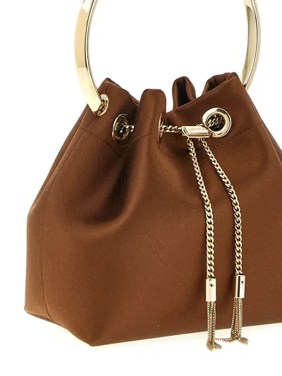 Jimmy Choo Bon Bon Handbag In Brown