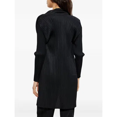 Issey Miyake Coats Black In Black
