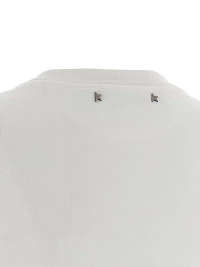Golden Goose Crystal Crew Neck T-shirt In White