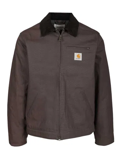 Carhartt Detroit Jackets Grey In Brown