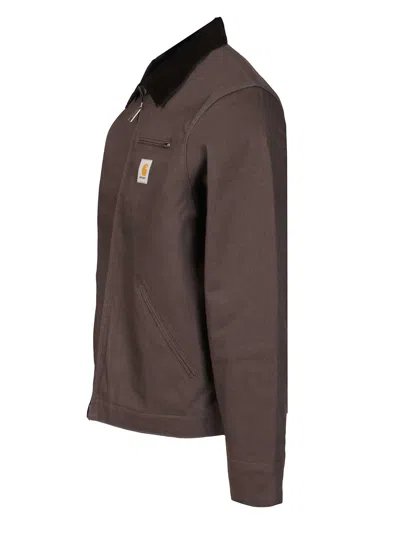 Carhartt Detroit Jackets Grey In Brown