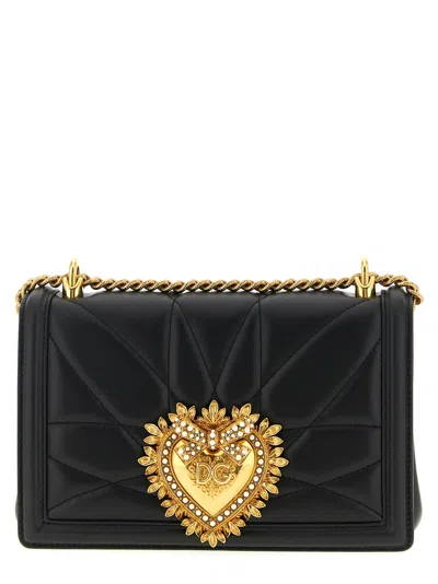 Dolce & Gabbana Devotion Bag Crossbody Bags Black