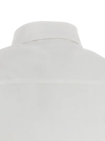 Maison Margiela Short Sleeve Shirt Button Down Collar Pocket In White
