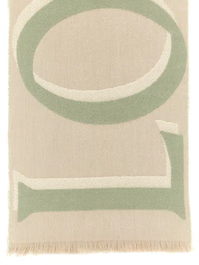 Loewe Double-sided Scarf Scarves And Foulards Multicolor In Neutral