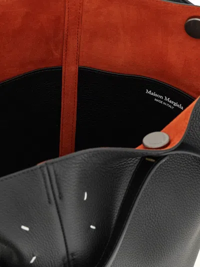 Maison Margiela Dress-age Medium Handbag In Black