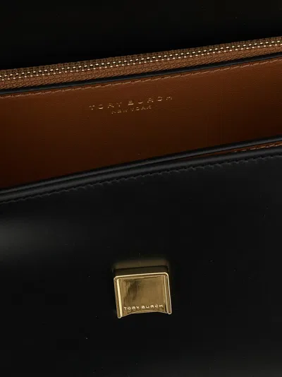 Tory Burch Eleanor Crossbody Bags Black In Black