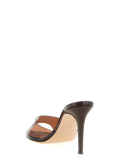 Gianvito Rossi Elle Sandals In Brown