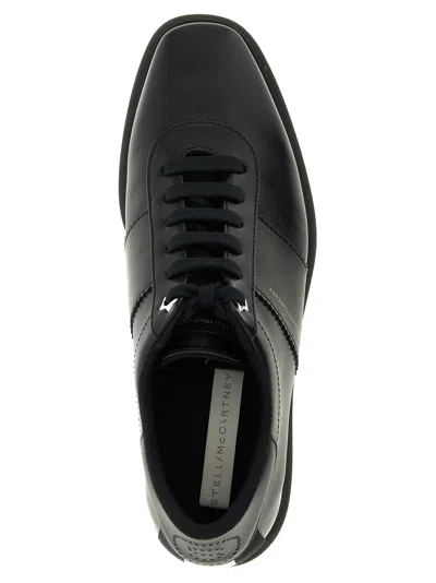 Stella Mccartney Modern Platform Sneakers Contrast Sole In Black