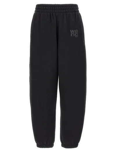 Alexander Wang T Essential Terry Pants Black In Black