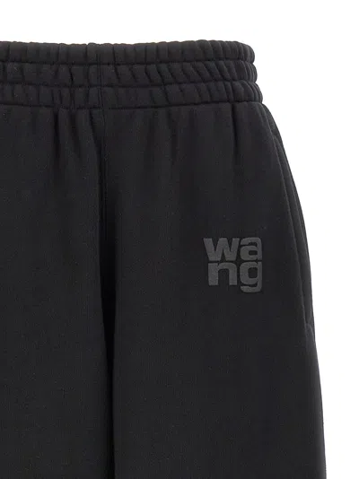 Alexander Wang T Essential Terry Pants Black In Black