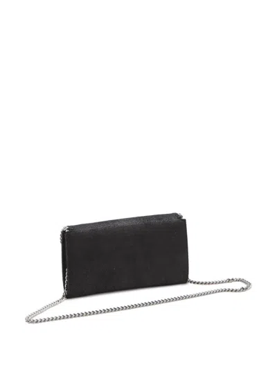 Stella Mccartney Falabella Continental Wallet Accessories In Black