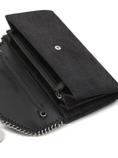 Stella Mccartney Falabella Continental Wallet Accessories In Black