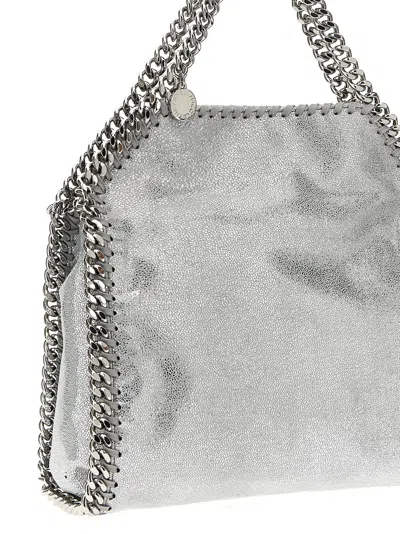Stella Mccartney Falabella Mini Handbag In Silver