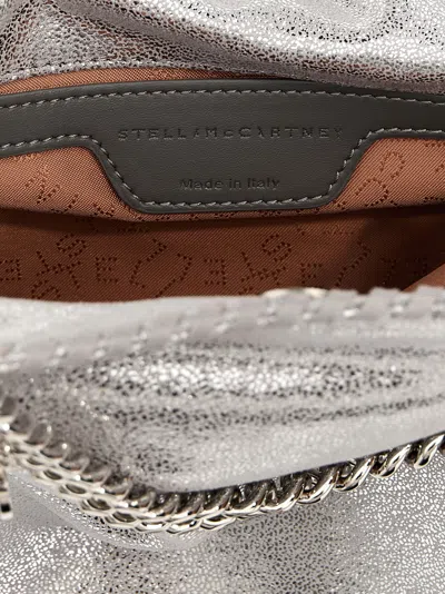 Stella Mccartney Falabella Mini Handbag In Silver
