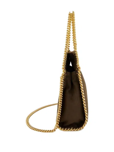 Stella Mccartney Mini Falabella Chain-strap Shoulder Bag In Brown