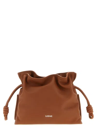 Loewe Flamenco Clutch Brown In Brown