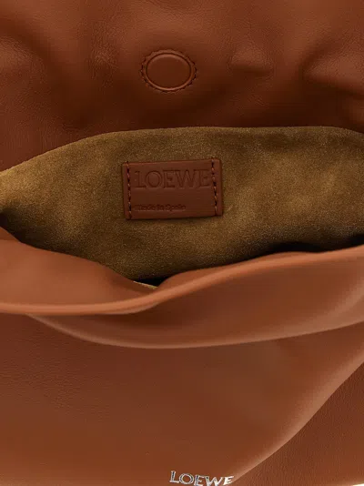 Loewe Flamenco Clutch Brown In Brown