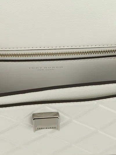 Tory Burch Fleming Small Crossbody Bag In White