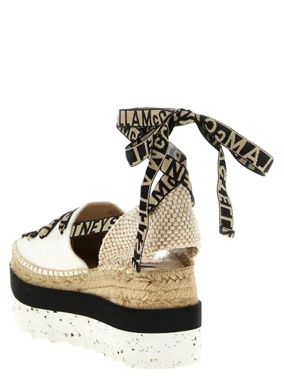 Stella Mccartney Canvas Wedge Espadrillas In Multi