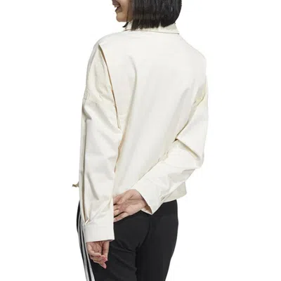 Adidas Originals (wmns) Adidas Neo Get Set Go Jacket 'white' In Neutral