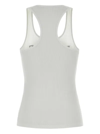 Stella Mccartney Hardcore Slogan Cotton Tank Top In White