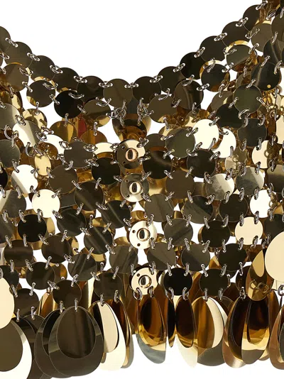 Rabanne Haut Tops Gold In Brown