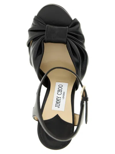 Jimmy Choo Heloise Sandals Black In Black