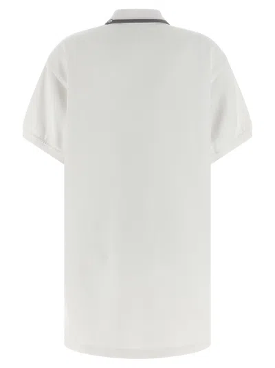 Alexander Wang T T By Alexander Wang Intarsia Collar Dress In White