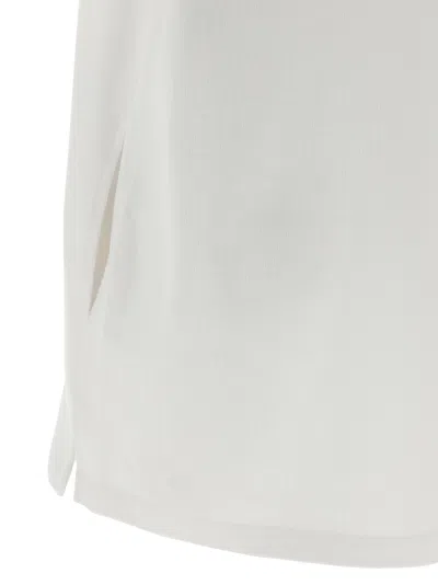 Alexander Wang T T By Alexander Wang Intarsia Collar Dress In White