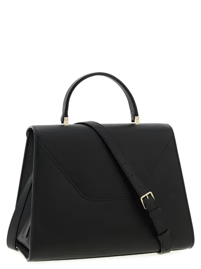 Valextra Iside Hand Bags Black In Black
