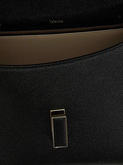 Valextra Iside Hand Bags Black In Black
