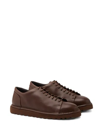 Marsèll Pallottola Pomice Round-toe Sneakers In Brown
