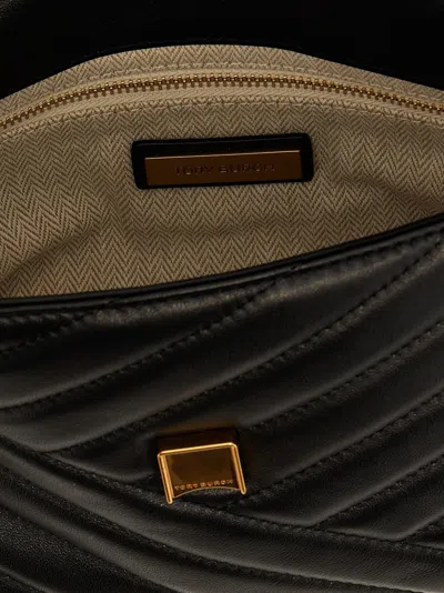 Tory Burch Kira Shoulder Bags Black In Black